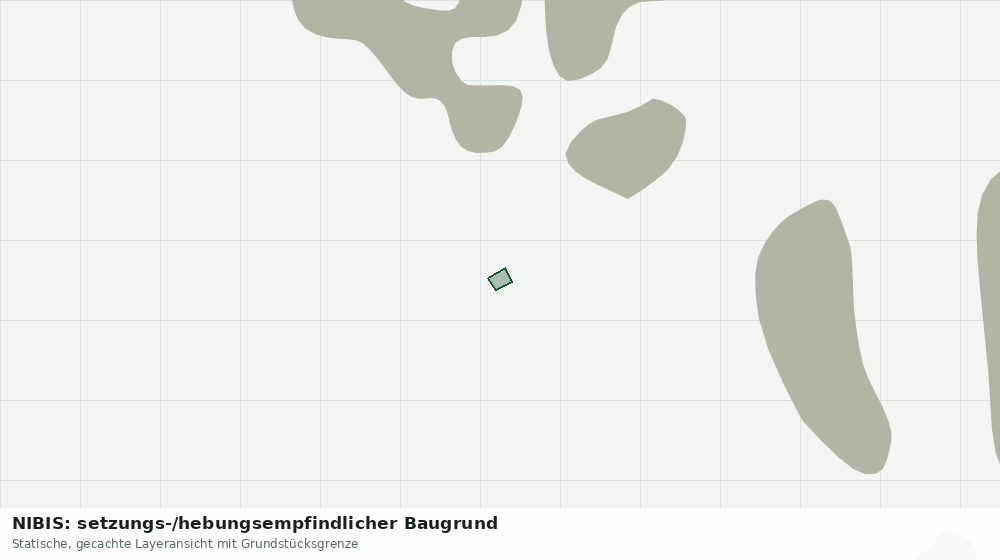 Statische Kartenansicht: NIBIS: setzungs-/hebungsempfindlicher Baugrund