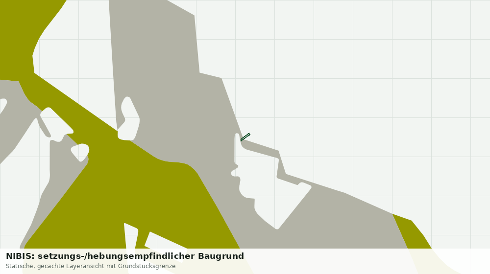 Statische Kartenansicht: NIBIS: setzungs-/hebungsempfindlicher Baugrund