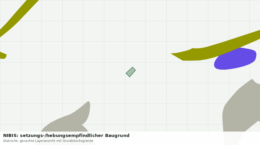 Statische Kartenansicht: NIBIS: setzungs-/hebungsempfindlicher Baugrund