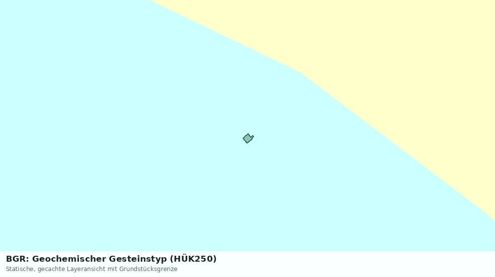 Statische Kartenansicht: BGR: Geochemischer Gesteinstyp (HÜK250)
