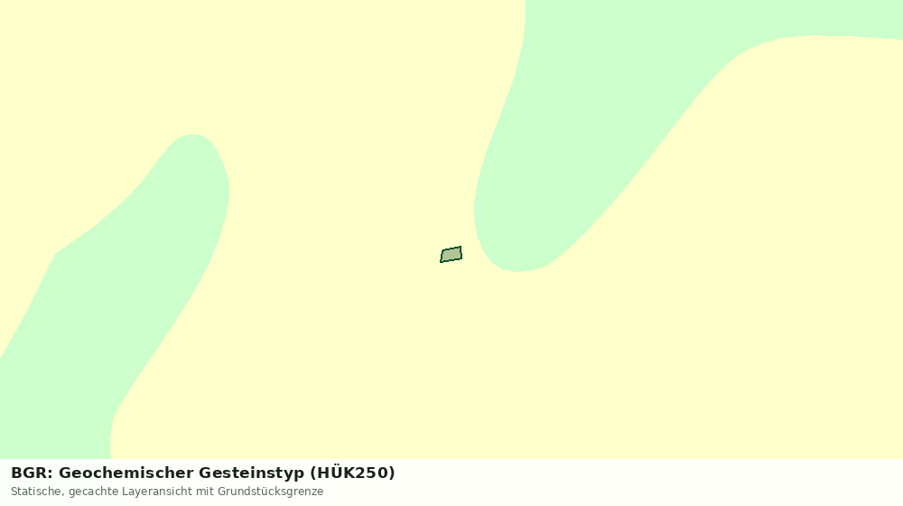 Statische Kartenansicht: BGR: Geochemischer Gesteinstyp (HÜK250)
