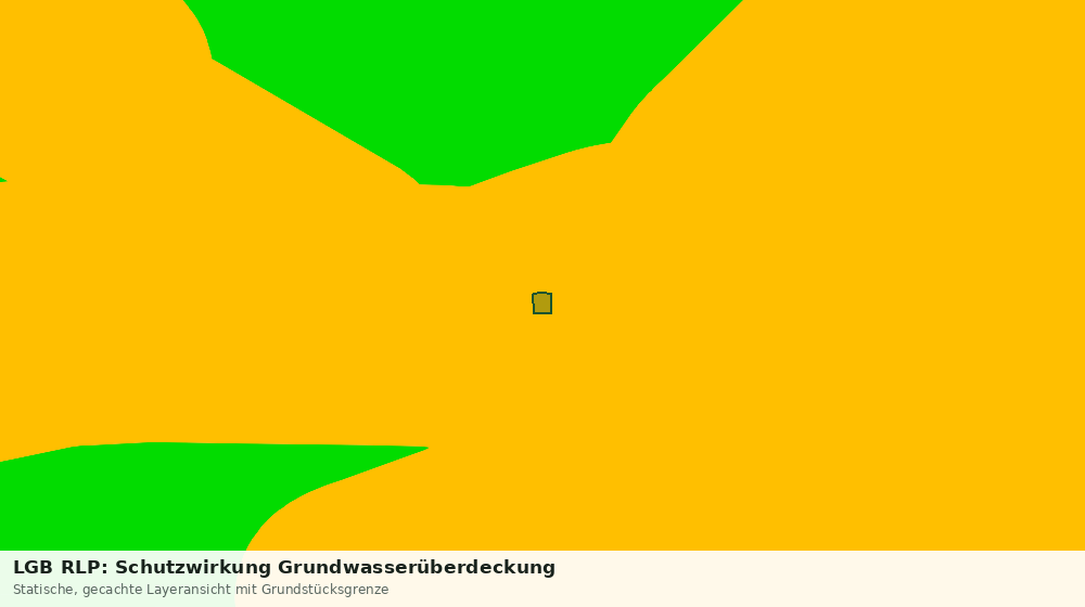 Statische Kartenansicht: LGB RLP: Schutzwirkung Grundwasserüberdeckung