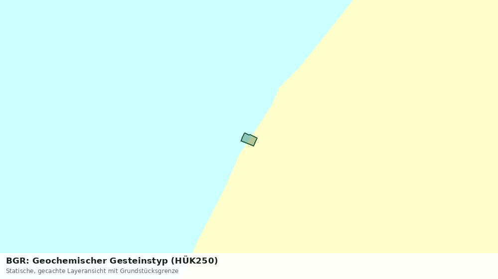 Statische Kartenansicht: BGR: Geochemischer Gesteinstyp (HÜK250)