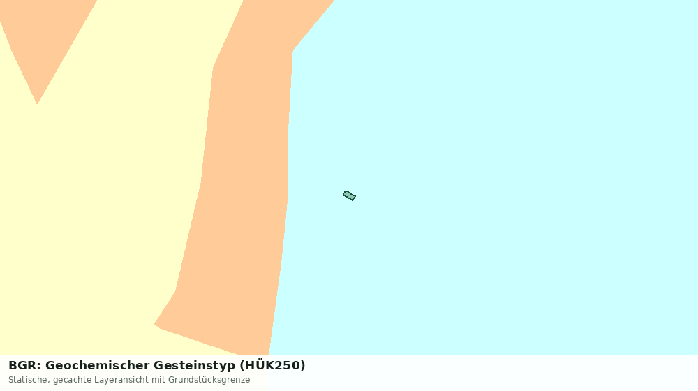 Statische Kartenansicht: BGR: Geochemischer Gesteinstyp (HÜK250)