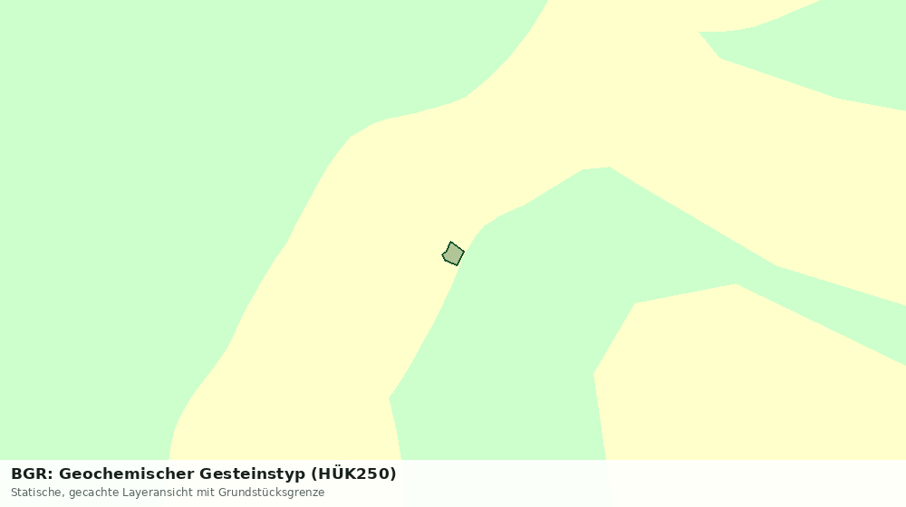 Statische Kartenansicht: BGR: Geochemischer Gesteinstyp (HÜK250)