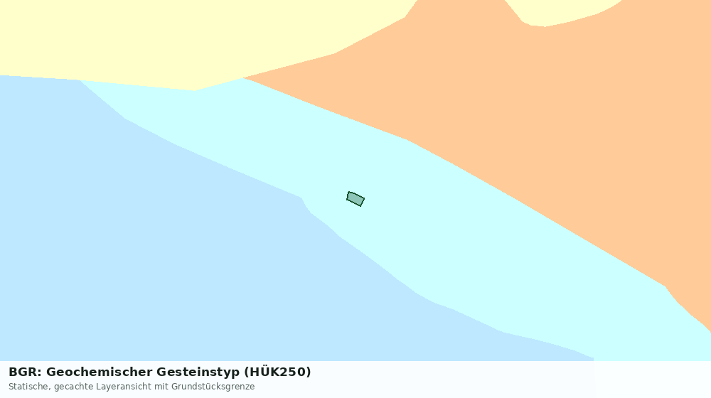 Statische Kartenansicht: BGR: Geochemischer Gesteinstyp (HÜK250)