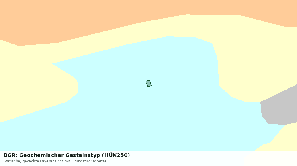 Statische Kartenansicht: BGR: Geochemischer Gesteinstyp (HÜK250)