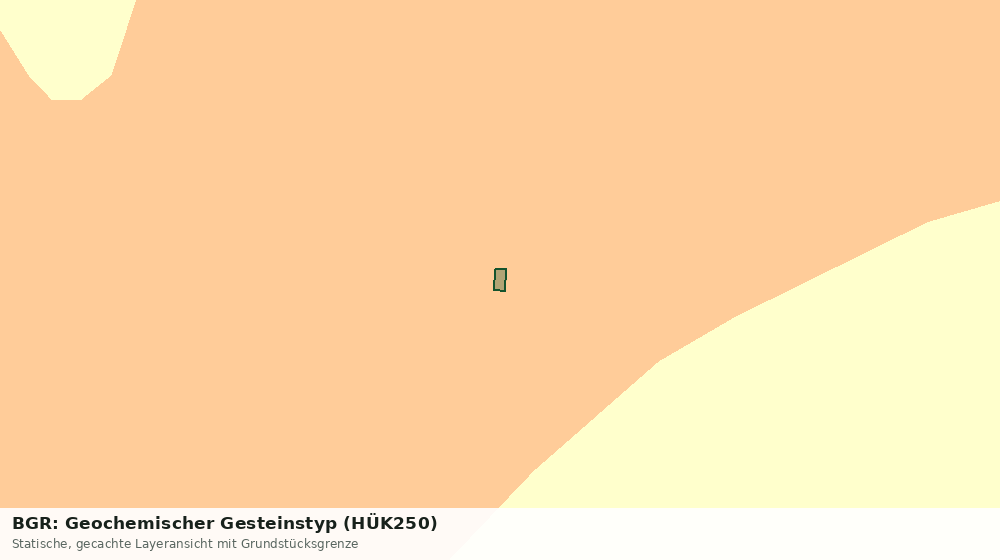 Statische Kartenansicht: BGR: Geochemischer Gesteinstyp (HÜK250)
