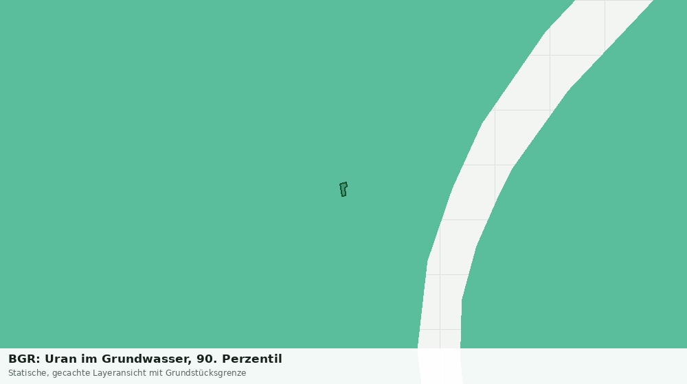 Statische Kartenansicht: BGR: Uran im Grundwasser, 90. Perzentil