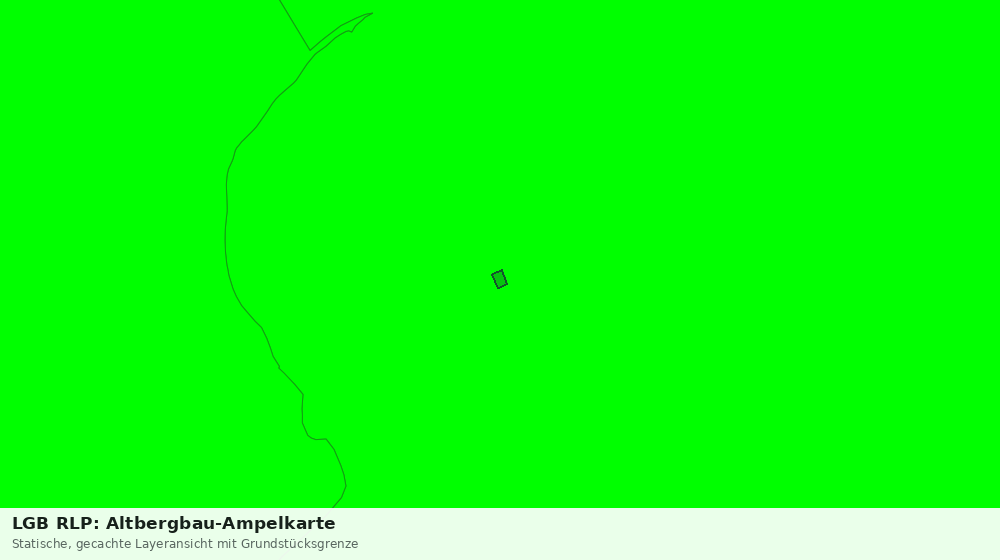 Statische Kartenansicht: LGB RLP: Altbergbau-Ampelkarte