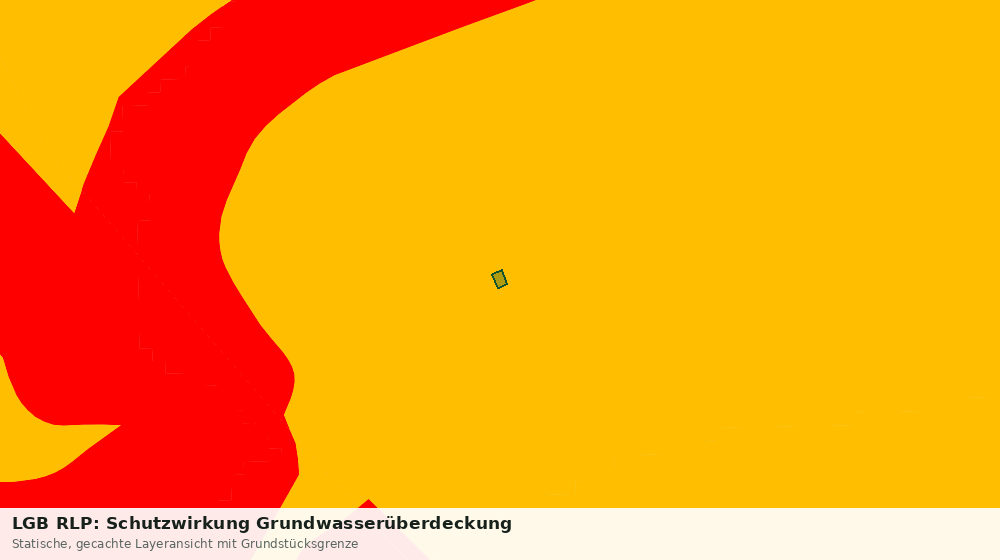 Statische Kartenansicht: LGB RLP: Schutzwirkung Grundwasserüberdeckung