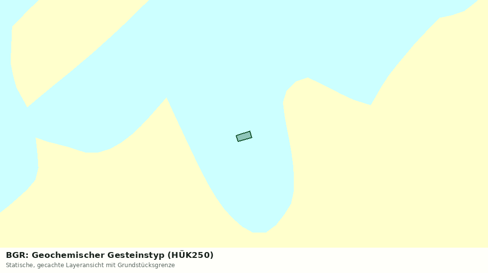 Statische Kartenansicht: BGR: Geochemischer Gesteinstyp (HÜK250)