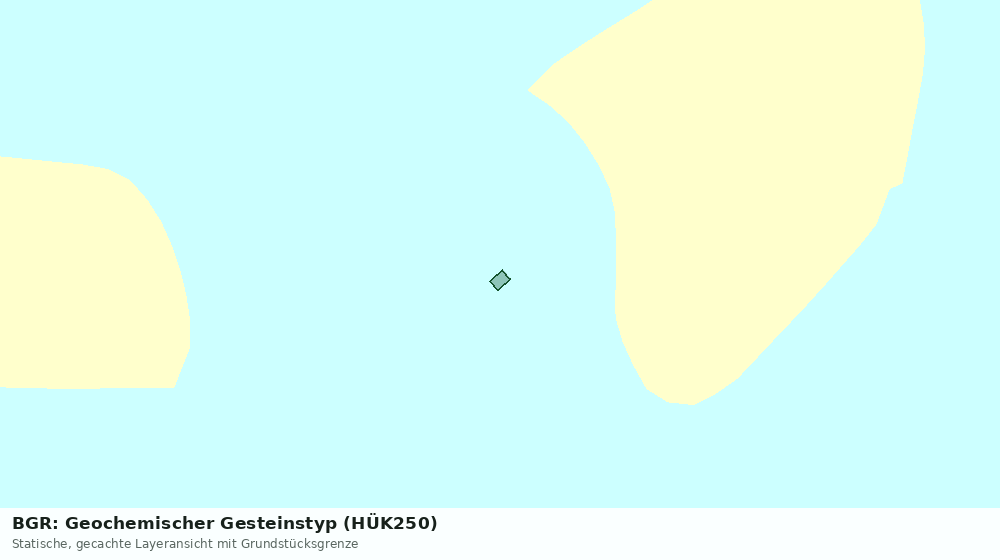 Statische Kartenansicht: BGR: Geochemischer Gesteinstyp (HÜK250)