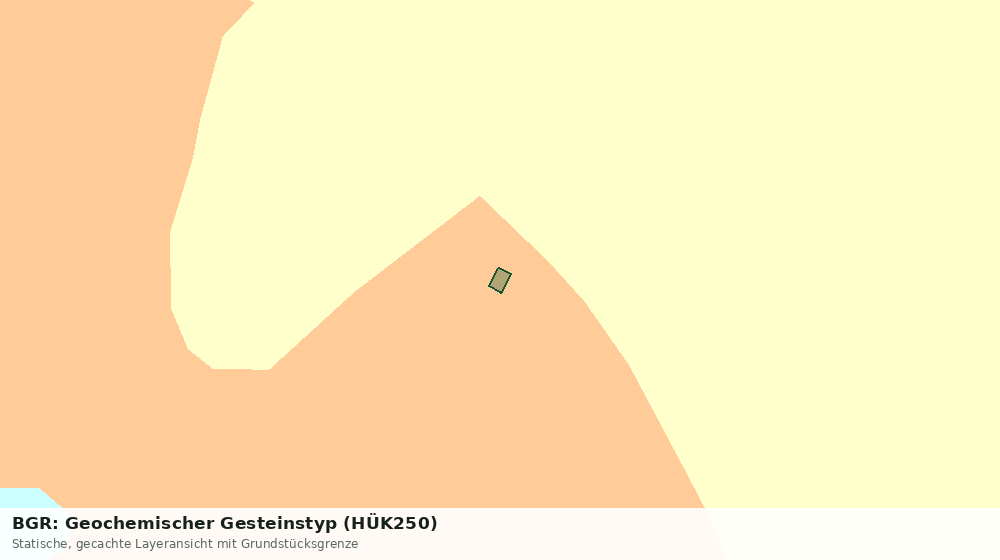 Statische Kartenansicht: BGR: Geochemischer Gesteinstyp (HÜK250)