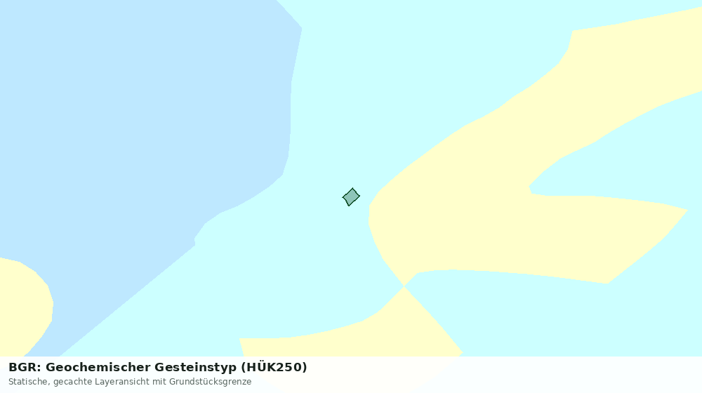 Statische Kartenansicht: BGR: Geochemischer Gesteinstyp (HÜK250)