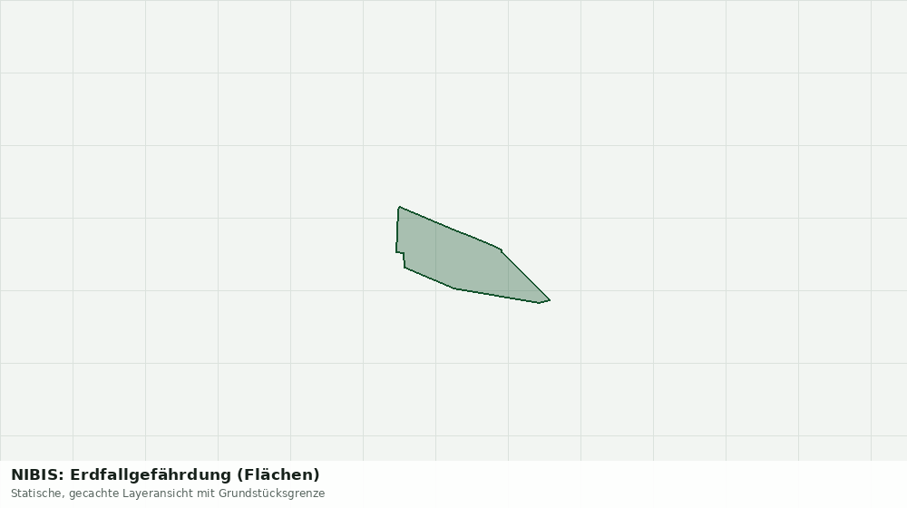 Statische Kartenansicht: NIBIS: Erdfallgefährdung (Flächen)
