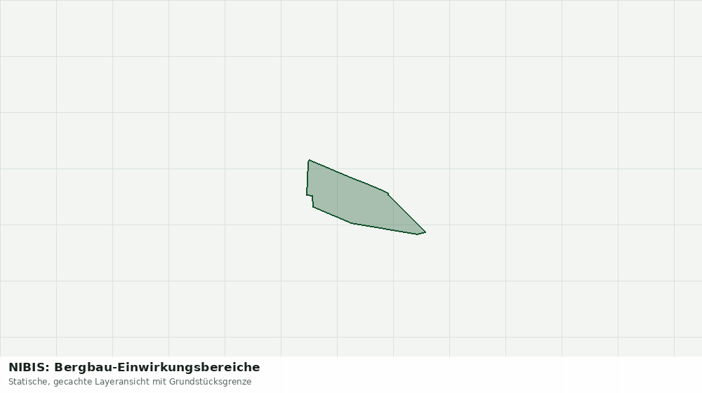 Statische Kartenansicht: NIBIS: Bergbau-Einwirkungsbereiche