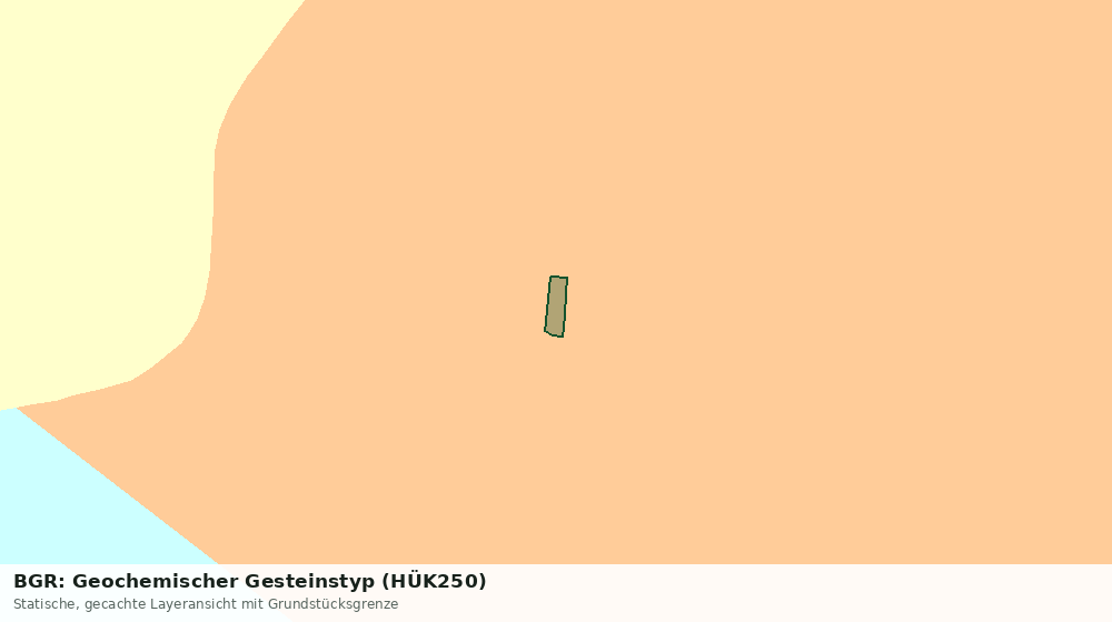 Statische Kartenansicht: BGR: Geochemischer Gesteinstyp (HÜK250)
