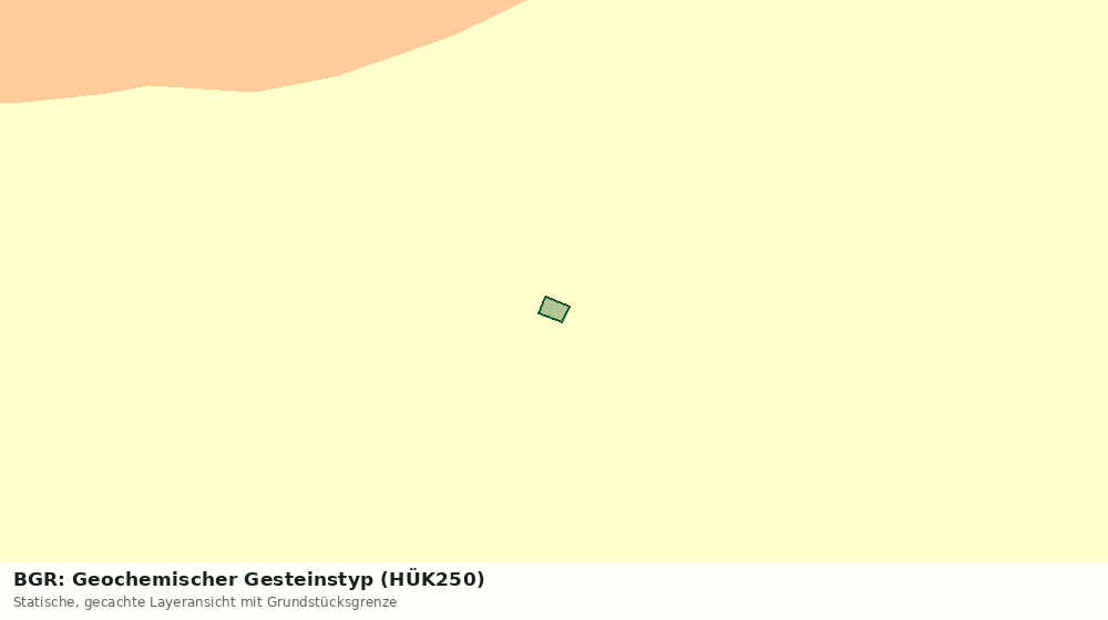 Statische Kartenansicht: BGR: Geochemischer Gesteinstyp (HÜK250)