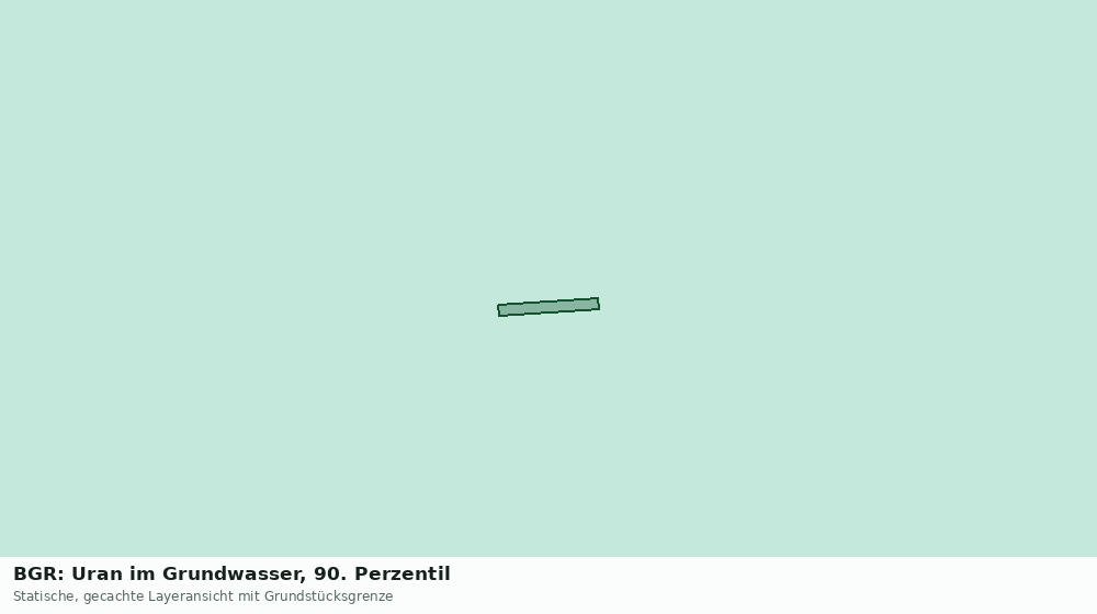 Statische Kartenansicht: BGR: Uran im Grundwasser, 90. Perzentil