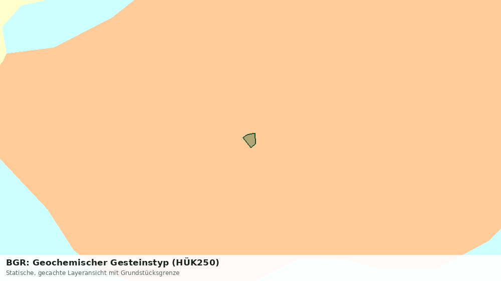 Statische Kartenansicht: BGR: Geochemischer Gesteinstyp (HÜK250)