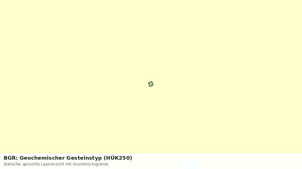 Statische Kartenansicht: BGR: Geochemischer Gesteinstyp (HÜK250)