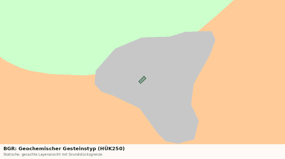 Statische Kartenansicht: BGR: Geochemischer Gesteinstyp (HÜK250)