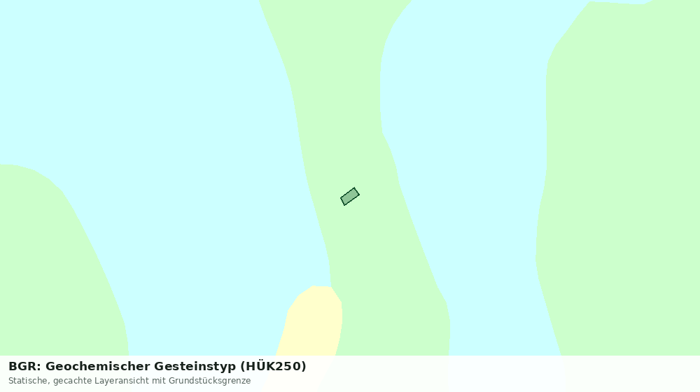 Statische Kartenansicht: BGR: Geochemischer Gesteinstyp (HÜK250)