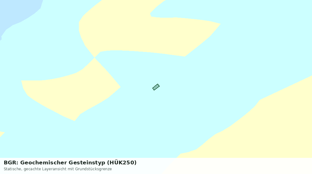 Statische Kartenansicht: BGR: Geochemischer Gesteinstyp (HÜK250)
