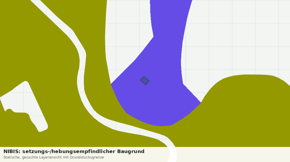 Statische Kartenansicht: NIBIS: setzungs-/hebungsempfindlicher Baugrund