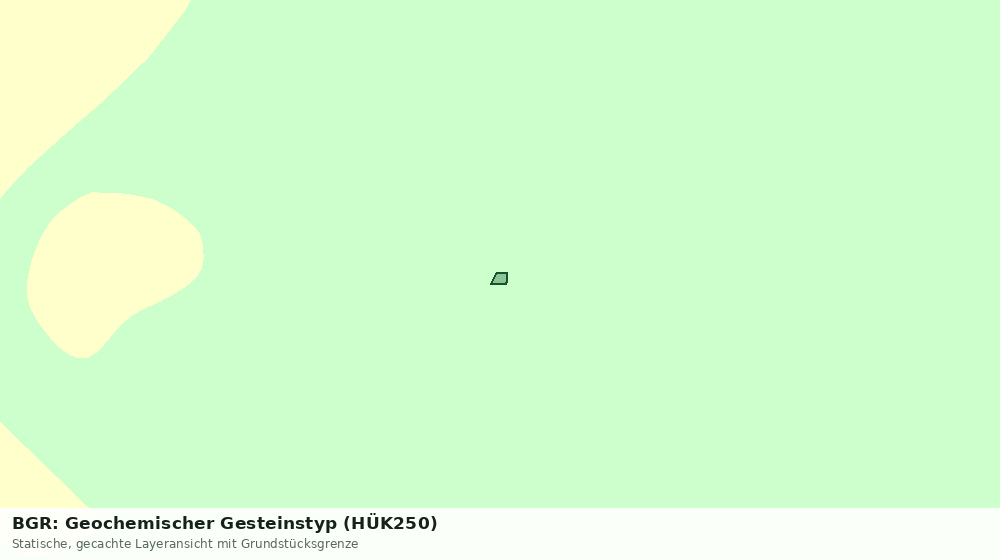 Statische Kartenansicht: BGR: Geochemischer Gesteinstyp (HÜK250)