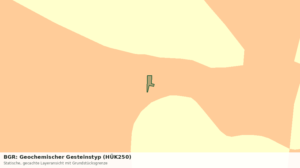 Statische Kartenansicht: BGR: Geochemischer Gesteinstyp (HÜK250)