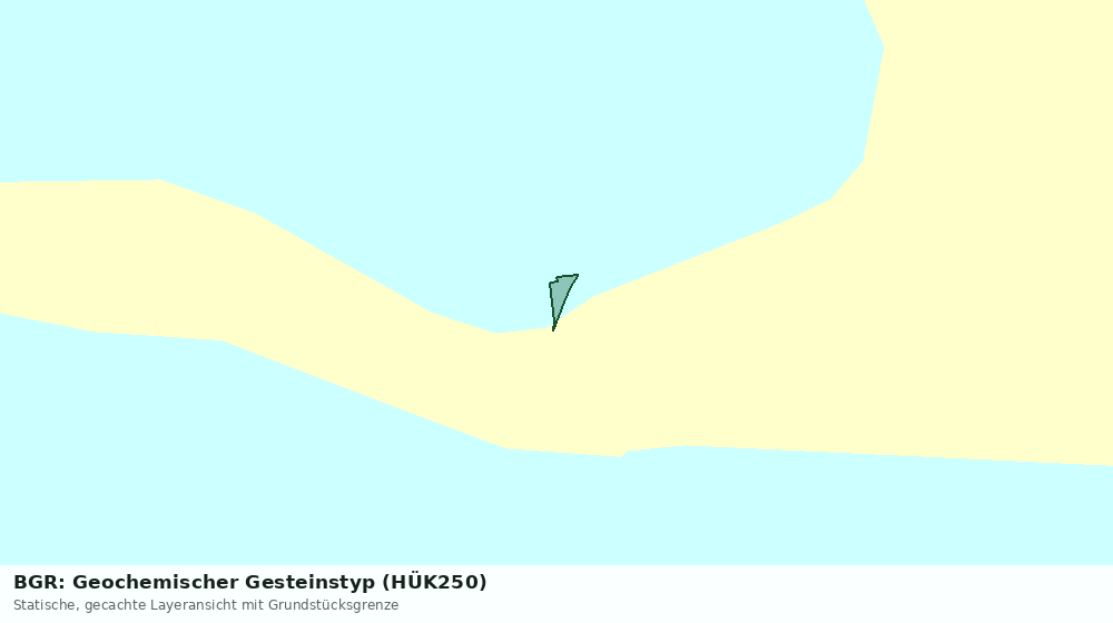 Statische Kartenansicht: BGR: Geochemischer Gesteinstyp (HÜK250)