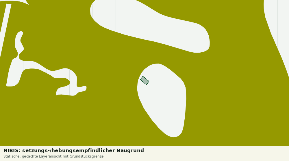 Statische Kartenansicht: NIBIS: setzungs-/hebungsempfindlicher Baugrund