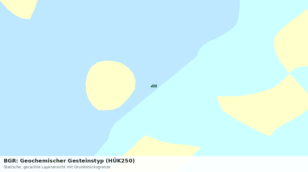 Statische Kartenansicht: BGR: Geochemischer Gesteinstyp (HÜK250)