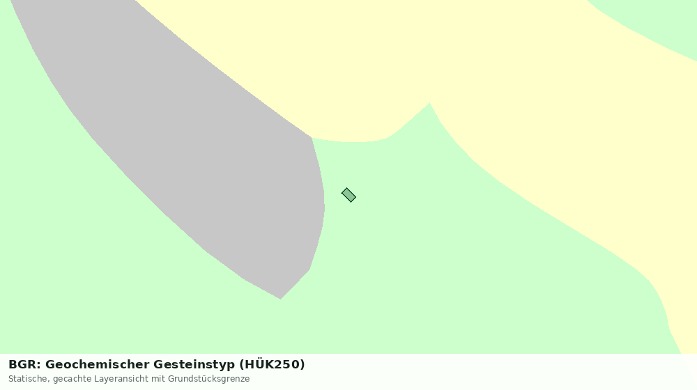 Statische Kartenansicht: BGR: Geochemischer Gesteinstyp (HÜK250)
