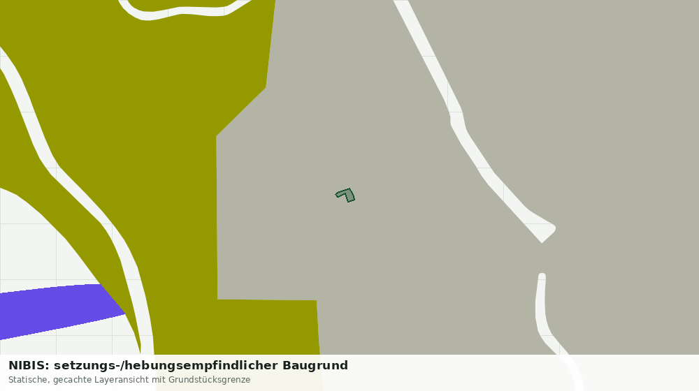 Statische Kartenansicht: NIBIS: setzungs-/hebungsempfindlicher Baugrund