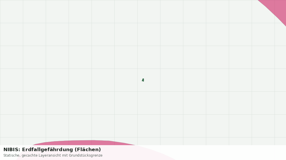 Statische Kartenansicht: NIBIS: Erdfallgefährdung (Flächen)
