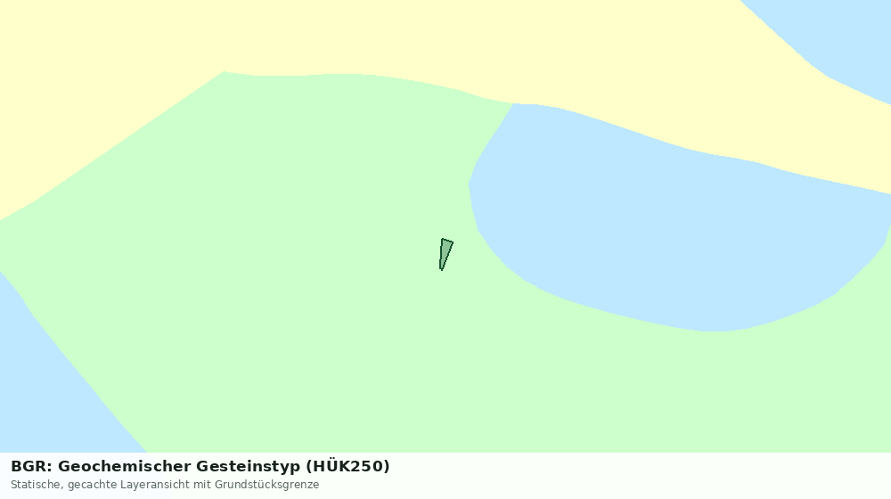 Statische Kartenansicht: BGR: Geochemischer Gesteinstyp (HÜK250)