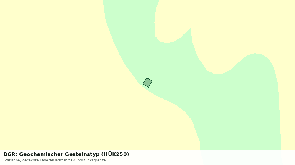 Statische Kartenansicht: BGR: Geochemischer Gesteinstyp (HÜK250)