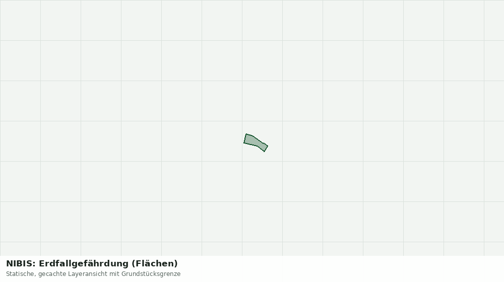 Statische Kartenansicht: NIBIS: Erdfallgefährdung (Flächen)