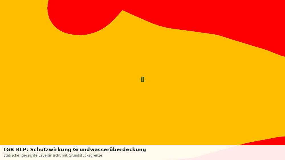 Statische Kartenansicht: LGB RLP: Schutzwirkung Grundwasserüberdeckung