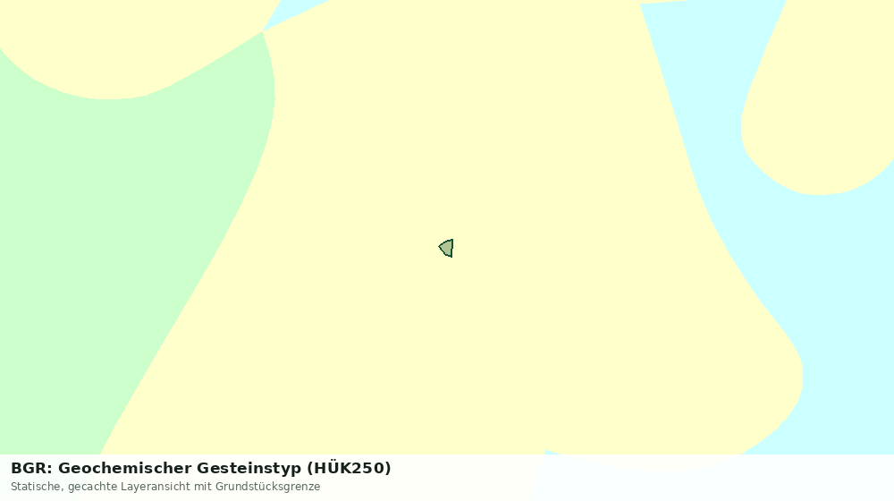 Statische Kartenansicht: BGR: Geochemischer Gesteinstyp (HÜK250)