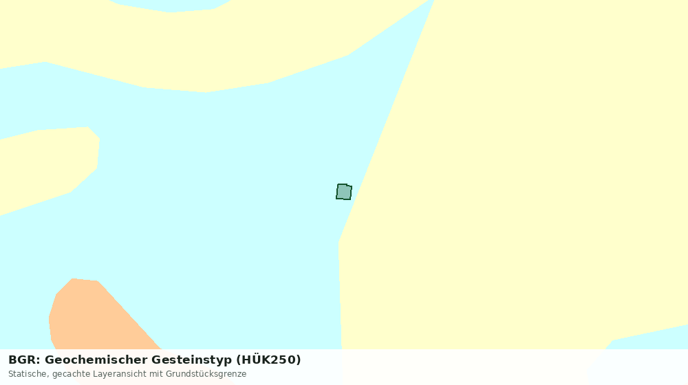 Statische Kartenansicht: BGR: Geochemischer Gesteinstyp (HÜK250)
