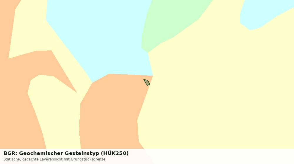 Statische Kartenansicht: BGR: Geochemischer Gesteinstyp (HÜK250)