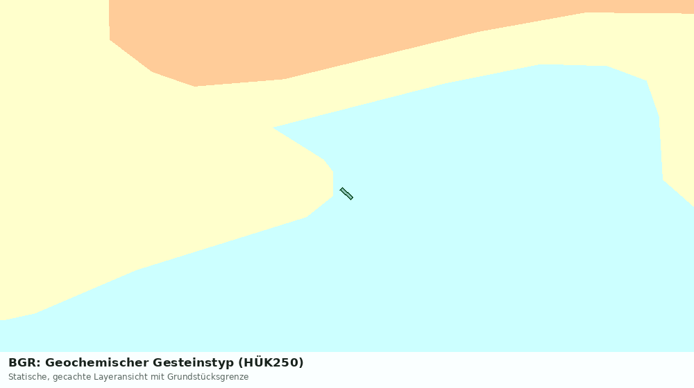 Statische Kartenansicht: BGR: Geochemischer Gesteinstyp (HÜK250)