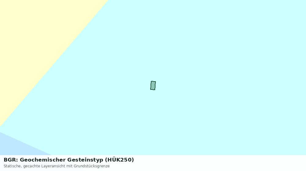 Statische Kartenansicht: BGR: Geochemischer Gesteinstyp (HÜK250)