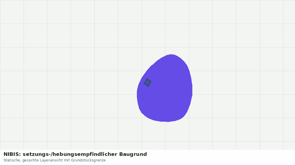 Statische Kartenansicht: NIBIS: setzungs-/hebungsempfindlicher Baugrund