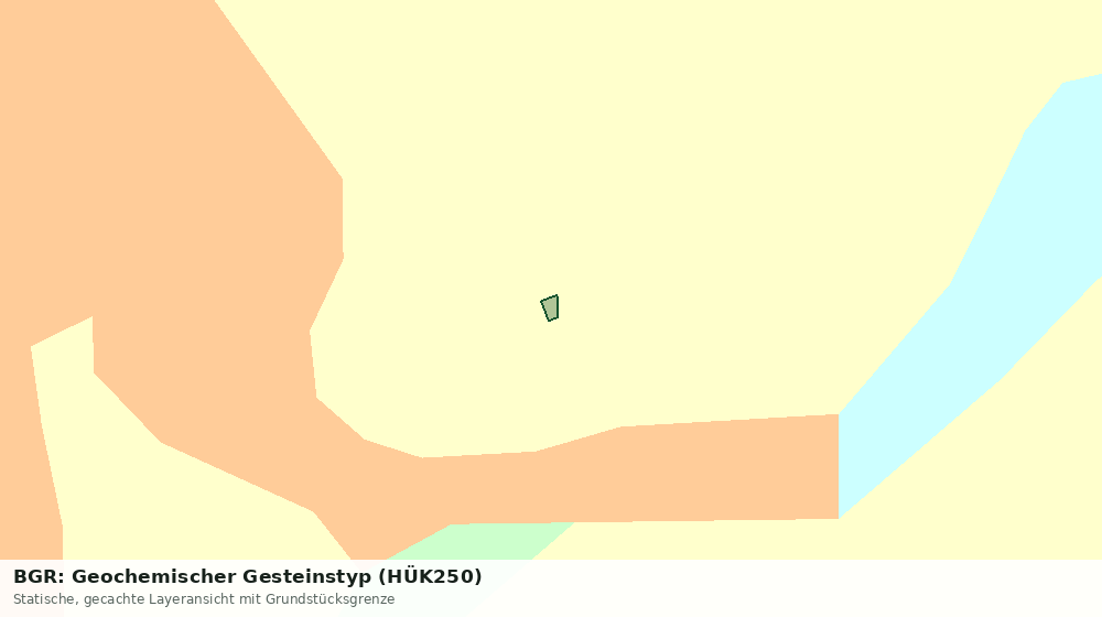 Statische Kartenansicht: BGR: Geochemischer Gesteinstyp (HÜK250)