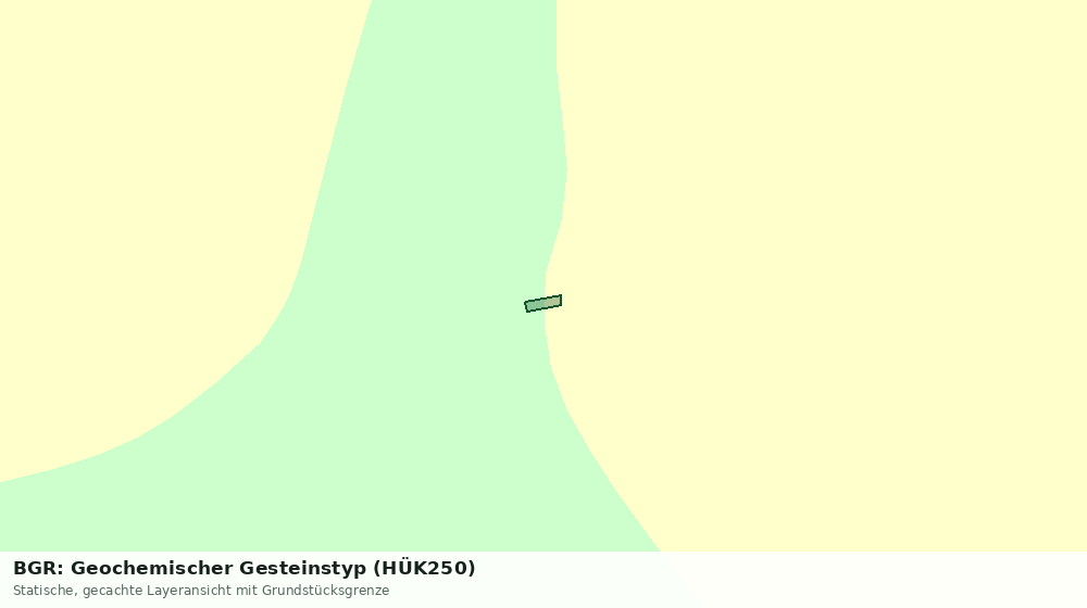Statische Kartenansicht: BGR: Geochemischer Gesteinstyp (HÜK250)